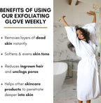 Exfoliating Glove Kessa Mitt Body Scrubber - Image 6