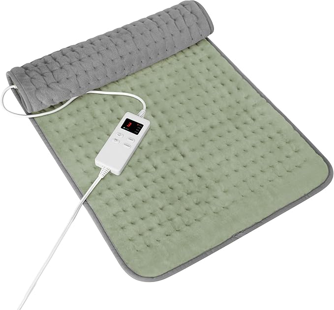Heating Pad for Full Body Pain Relief 6 Heat Levels 4 Timers Soothes Back - Image 9