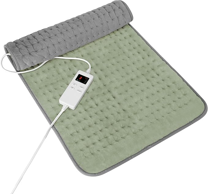 Heating Pad for Full Body Pain Relief 6 Heat Levels 4 Timers Soothes Back by vilicert