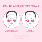 Under Eye Patches for Puffiness and Dark Circles: Caffeine Gel Masks for - Image 5