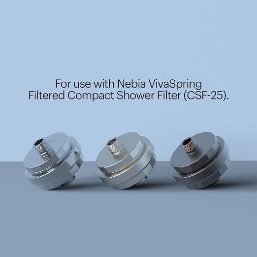 Brondell VivaSpring Universal Compact Shower Filter Replacement Water Filter - Image 6