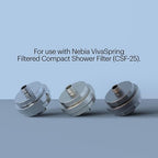 Brondell VivaSpring Universal Compact Shower Filter Replacement Water Filter - Image 6