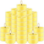 Fclayvts 3.5-Hour 50Pack Citronella Tealight Candles, Outdoor and Indoor Summer - Image 2