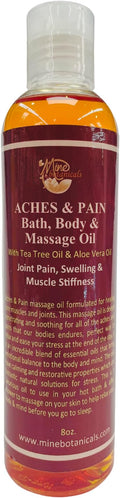 Mine Botanicals Aches & Pain Bath, Body & Massage Oil 8oz by MineBotanicals