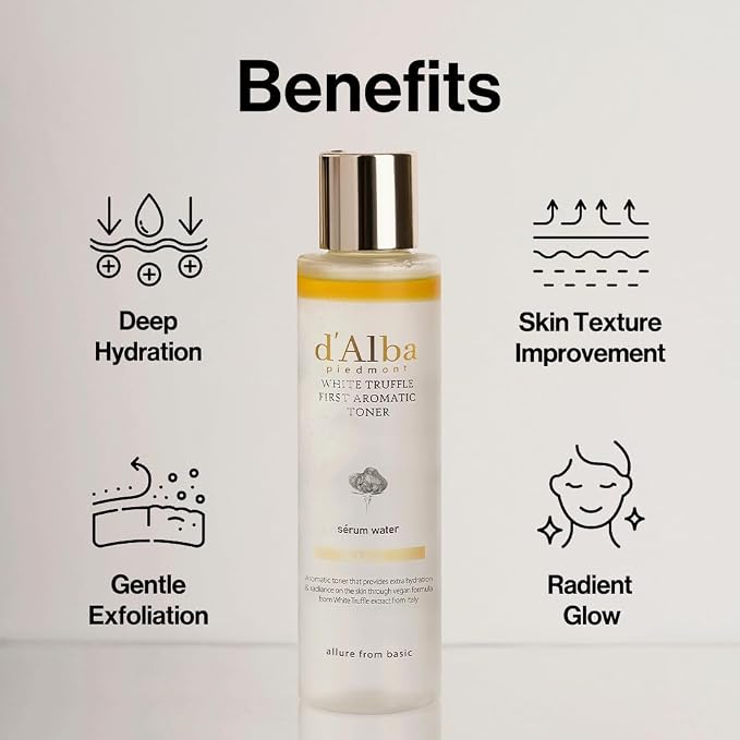 d’Alba Italian White Truffle First Aromatic Toner, Vegan Skincare, Gentle - Image 6