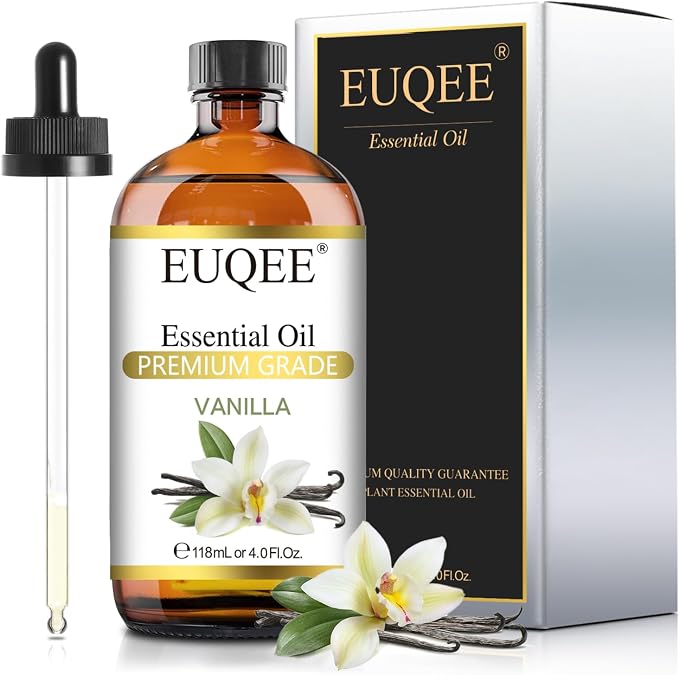 EUQEE Vanilla Essential Oil 118 ml Premium Vanilla Oil - Image 9