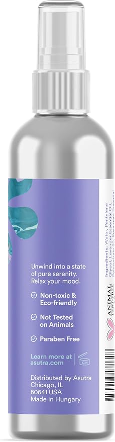 Asutra Lavender & Chamomile Multi-Use Natural Aromatherapy Room Spray, Calming - Image 8