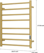 Heated Towel Racks for Bathroom, Wall Mounted Electric Towel Warmer Racks - Image 4