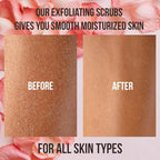 Organic Rose & Sea Buckthorn FACE & BODY SCRUB, Natural & Pure Exfoliating Scrub - Image 3