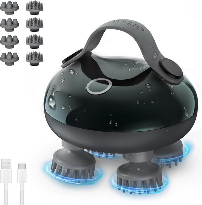 arboleaf Scalp Massager Electric, Portable Head Massager Scalp Stress Relax by arboleaf