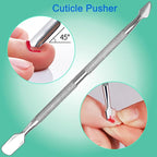 Manicure Kit for Women, 2-Piece Stainless Steel Nail Tools - Image 2