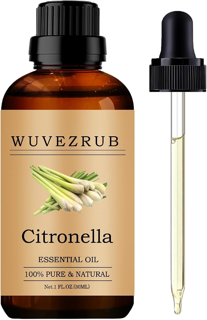 Citronella Essential Oils, 30ML Pure and Natural Essential Oil by WUVEZRUB