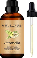 Citronella Essential Oils, 30ML Pure and Natural Essential Oil by WUVEZRUB
