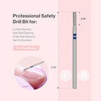 MelodySusie 2mm Barrel Shape Cuticle Clean Nail Drill Bit 3/32'', Professional - Image 5