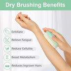 Dry Brushing Body Exfoliating Brush, Anti Slip Body Scrubber - Image 3