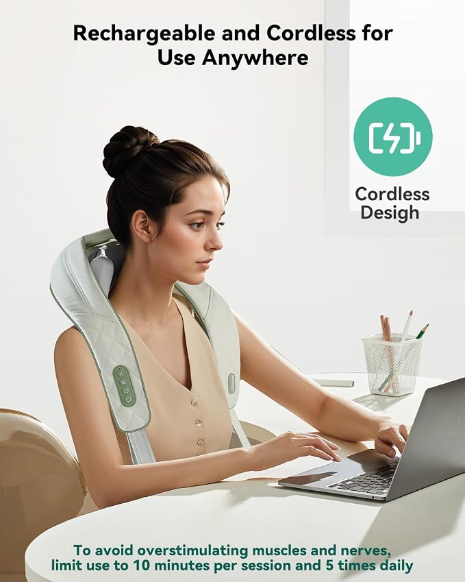 Snailax Cordless Neck Shoulder Massager - Image 3