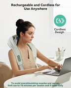 Snailax Cordless Neck Shoulder Massager - Image 3