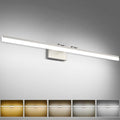SOLFART Vanity Lights for Bathroom Retractable: 48 Inch 5CCT Brushed Nickel Led by SOLFART