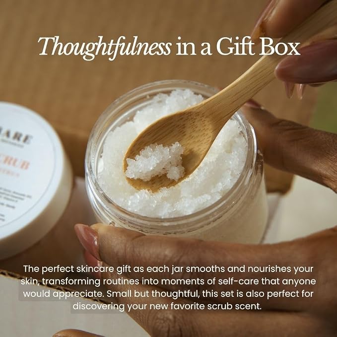 Bare Botanics 3 pc Body Scrub Gift Set - Image 2