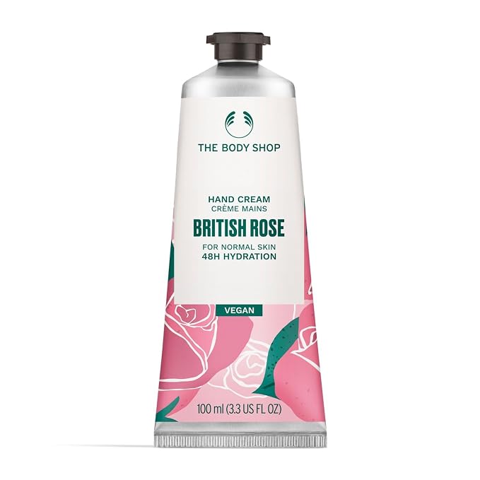 The Body Shop British Rose Hand Cream – Fresh Dewy Fragrance, On-the-Go by TheBodyShop