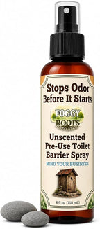 Unscented Pre-Poop Toilet Spray – Stops Odor Before It Starts, Bathroom Odor by FoggyRoots