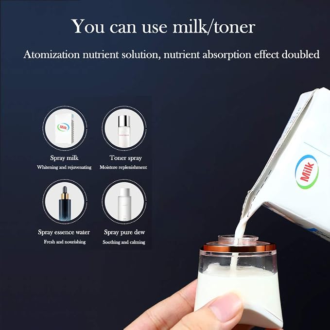 Handy Nano Facial Mister with Skin Analyzer Moisture Tester, Portable Nano Mist - Image 6
