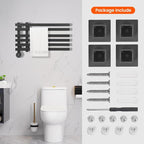Towel Warmer Rack, 6 Bars Electric Wall Mounted Heated Towel Rack - Image 6