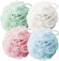 Shower Loofah Sponge for Men Women Loofah Exfoliating Body Scrubber 4 Color by North+Bund