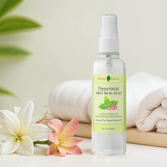 Peppermint Linen and Room Spray, Natural Pillow Mist, Made - Image 4
