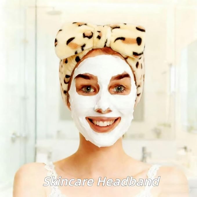 7 Pcs Spa Set, Facial Headband and Wristband Set, Skincare Accessories - Image 3