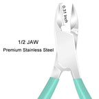 Ejiubas Cuticle Trimmer with Cuticle Pusher Cuticle Nipper Professional Grade - Image 2