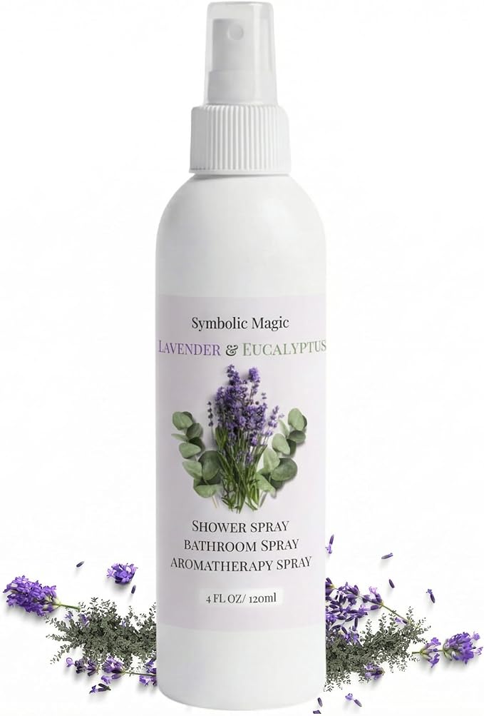 Symbolic Magic Lavender Eucalyptus Bathroom Spray – Essential Oil Shower by Unknown