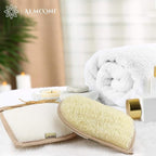 Almooni Egyptian Loofah Gloves for Women & Men, Real Natural Egyptian Loofah - Image 6