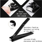 Manicure set Men Personal Care Tools Accessories Finger and Toe Nail Clippers - Image 7