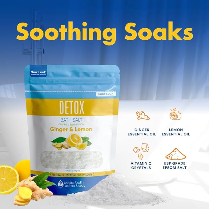 Detox Bath Salt 32 Ounces USP Grade Epsom Salt - Image 7