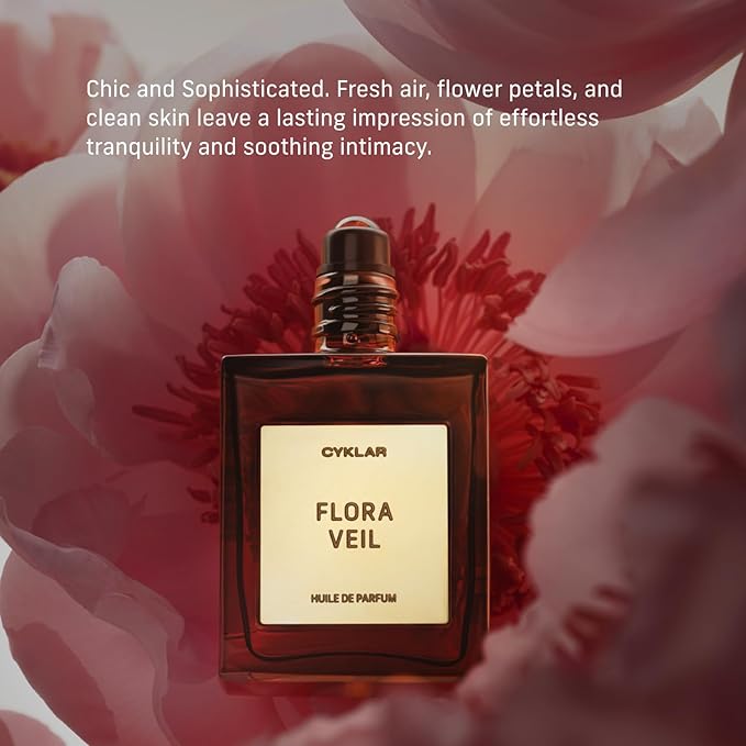 CYKLAR Perfume Oil for Skin – Flora Veil Scent – Fresh, Clean & Floral Perfume - Image 3