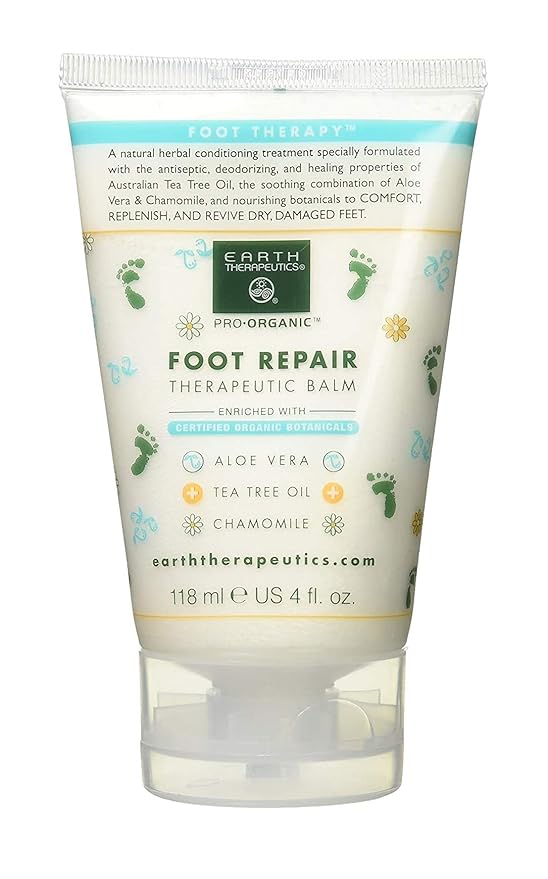 EARTH THERAPEUTICS, FOOT REPAIR BALM 4 OZ EA 16 by EarthTherapeutics