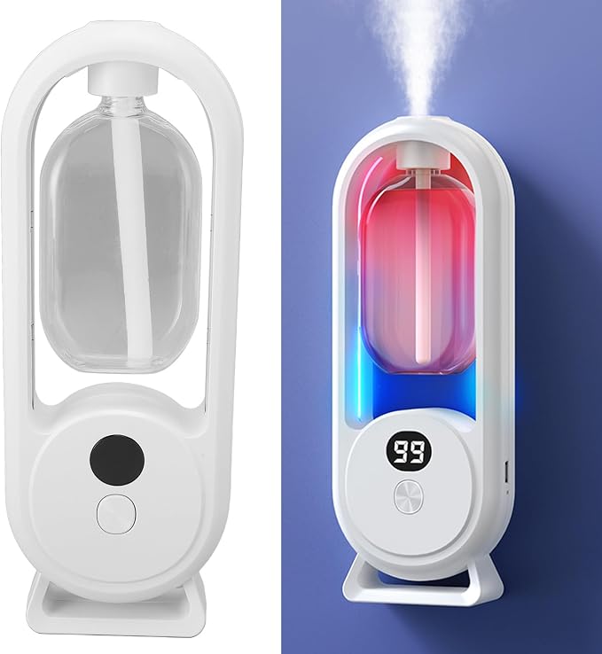 Air Freshener Automatic Spray Bathroom, Wall Mounted Essential Oil Diffuser by Ejoyous
