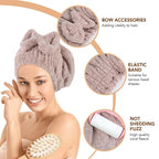 SUNLAND Large Microfiber Hair Drying Caps - Image 4