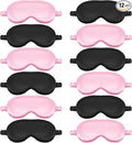 Cutecrop 12 Pcs Silk Sleep Masks Soft Satin Eye Masks by Cutecrop