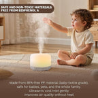 500ml Premium Essential Oil Diffuser, Quiet 4-in-1 Ultrasonic Aromatherapy - Image 6