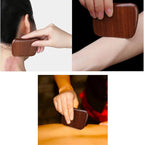 OULIGET Wood Gua Sha Massage Tools Set, Scraping Scalp Massage Comb, Wooden Gua - Image 4
