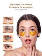 Under Eye Patches, 20 Pairs 24K Gold Eye Patches - Image 3