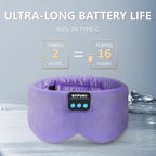 Sleep Mask Bluetooth 5.4 Headphones Soft Wireless Headband Eye Mask Blackout - Image 2