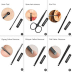 ZIZZON Manicure Set 18 in 1 Professional Pedicure Set Nail scissors Grooming Kit - Image 6