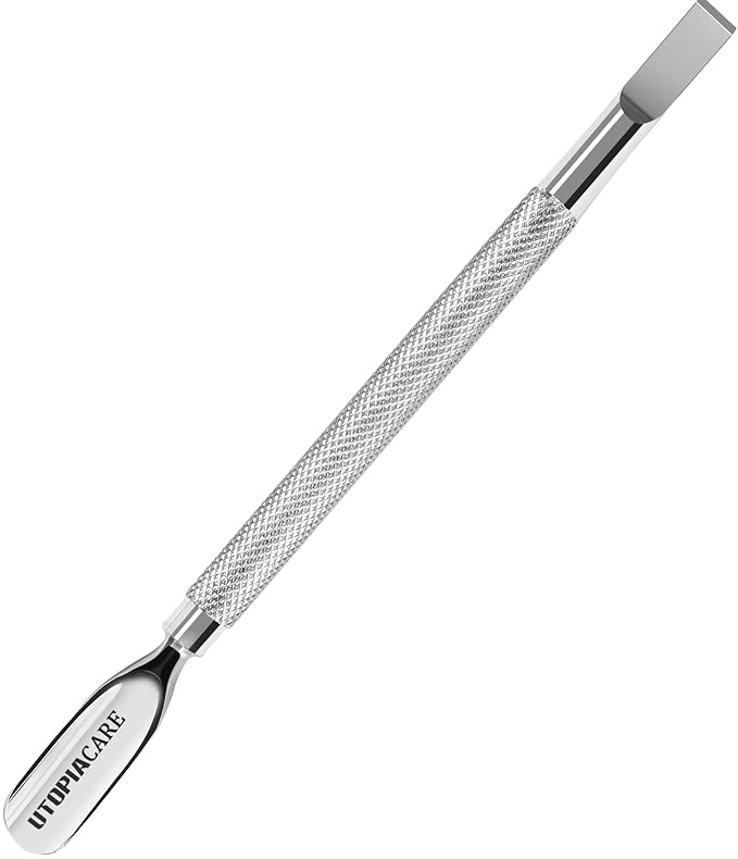 Utopia Care Cuticle Pusher Tool & Spoon Nail Cleaner, Professional Stainless by UtopiaCare