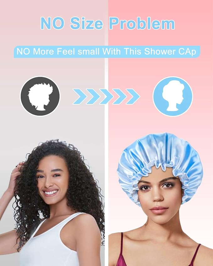 Aquior Shower Caps, Reusable Shower Cap - Image 4