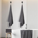 HOMEXCEL 8 Piece Bath Towel Set, Microfiber Bathroom Towel - Image 8