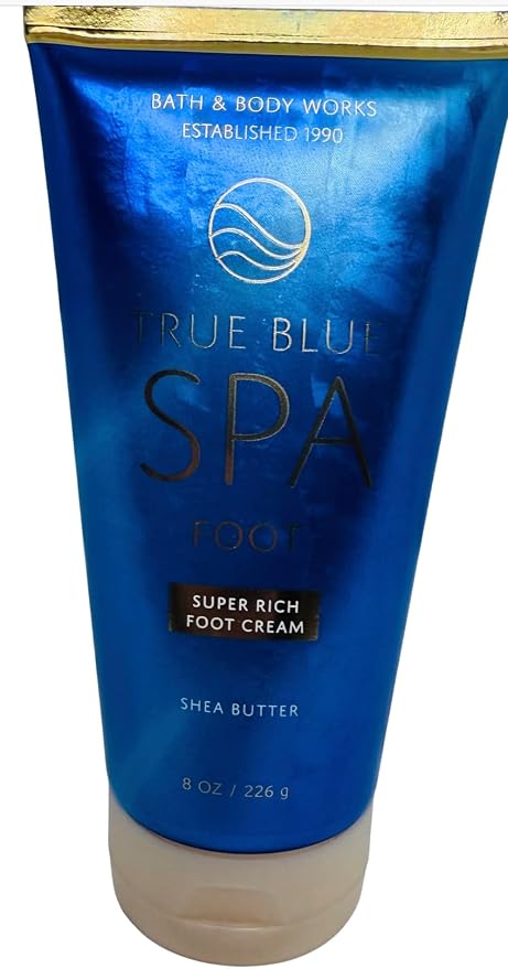 Bath & Body Works Body True Blue Spa Smoothing Super Rich Foot Cream 8 Ounces - Image 4