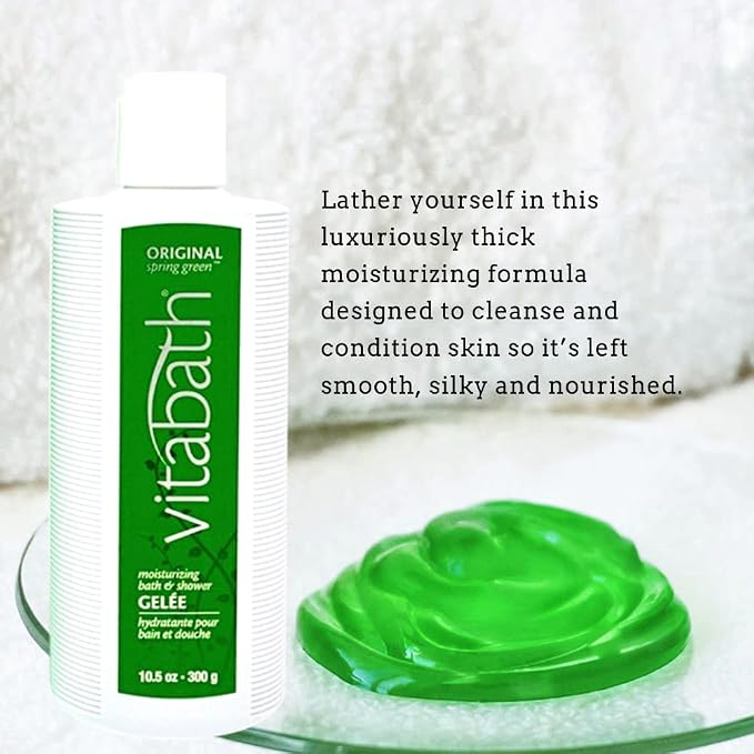 Vitabath Original Spring Green Moisturizing Bath & Shower Gel Wash Intoxicating - Image 6